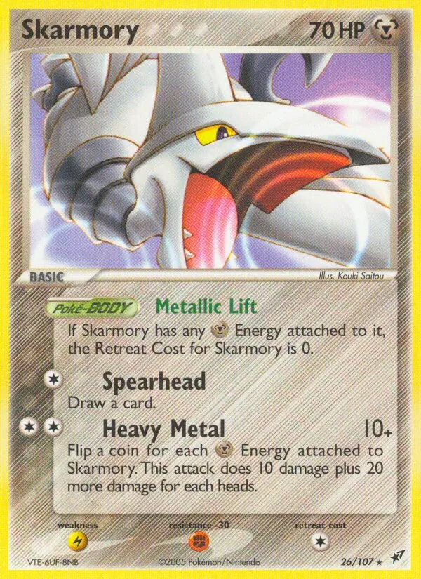 Skarmory - Deoxys Pokemon Card