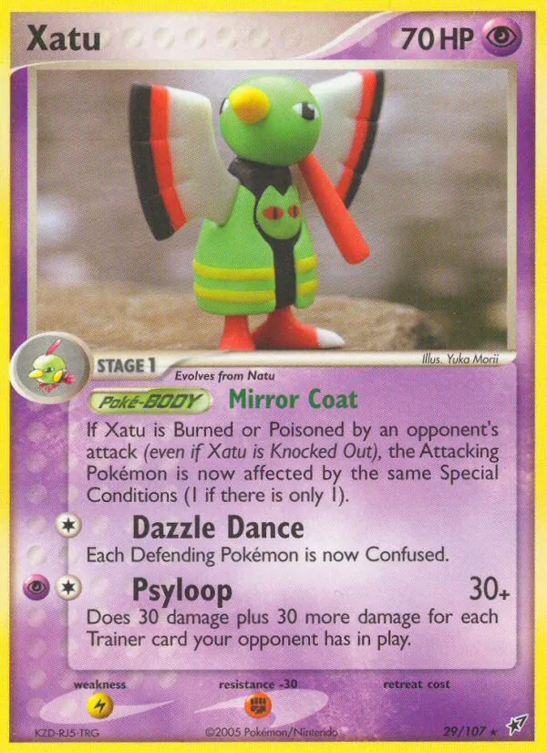 Xatu - Deoxys Pokemon Card