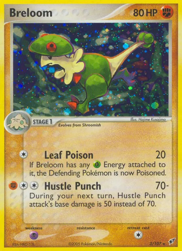 Breloom - Deoxys Pokemon Card