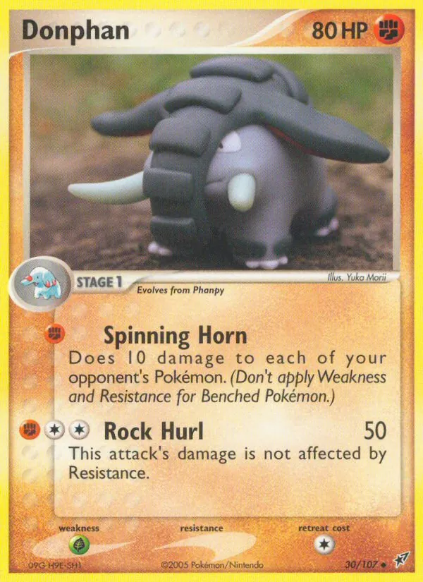 Donphan - Deoxys Pokemon Card