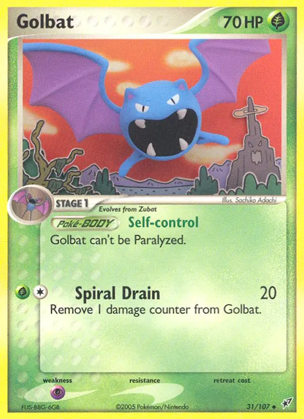 Golbat - Deoxys Pokemon Card
