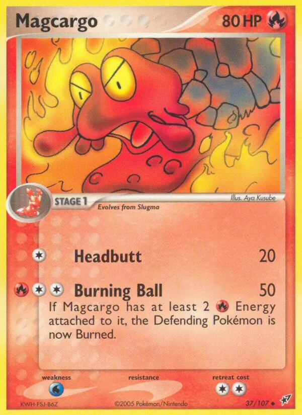 Magcargo - Deoxys Pokemon Card