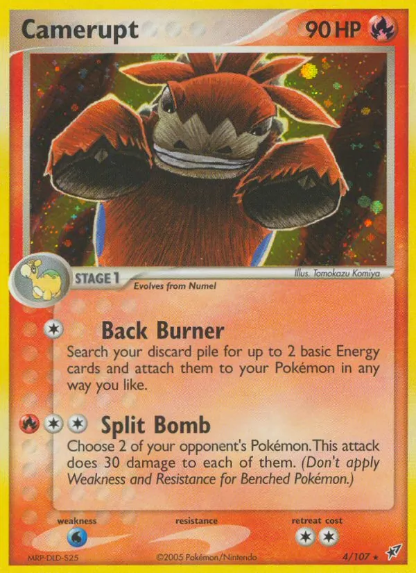 Camerupt - Deoxys Pokemon Card