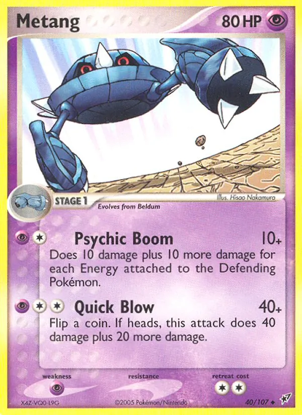 Metang - Deoxys Pokemon Card