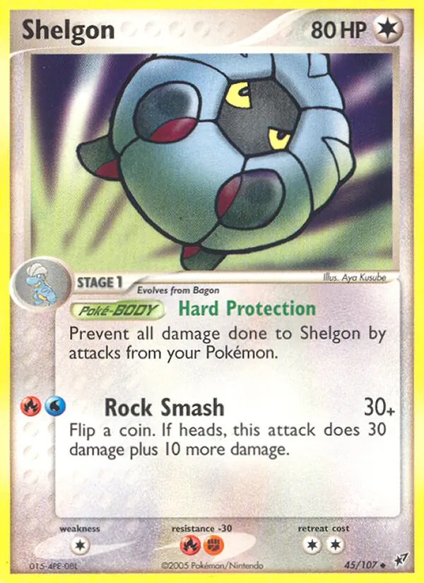 Shelgon - Deoxys Pokemon Card