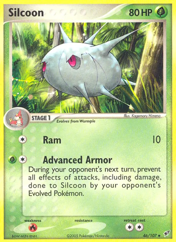 Silcoon - Deoxys Pokemon Card