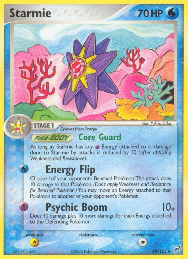 Starmie - Deoxys Pokemon Card