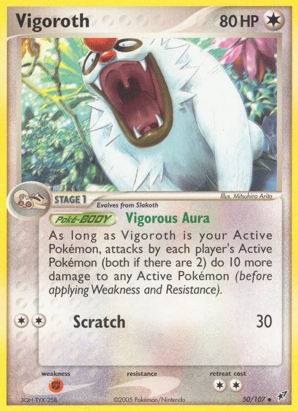 Vigoroth - Deoxys Pokemon Card
