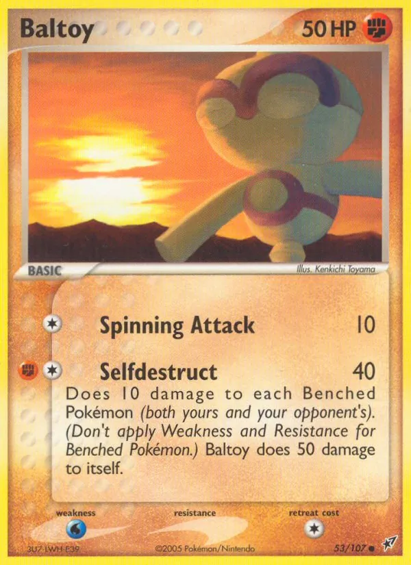 Baltoy - Deoxys Pokemon Card