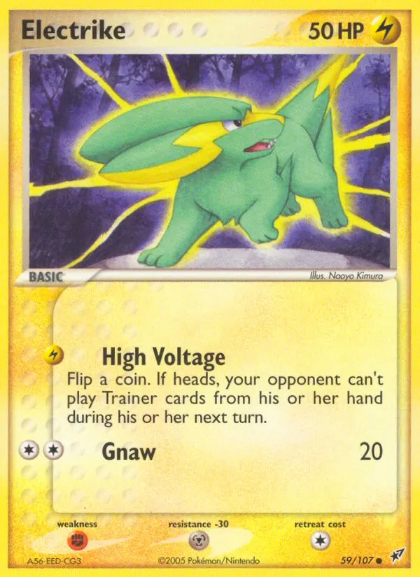 Electrike - Deoxys Pokemon Card