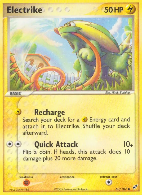Electrike - Deoxys Pokemon Card