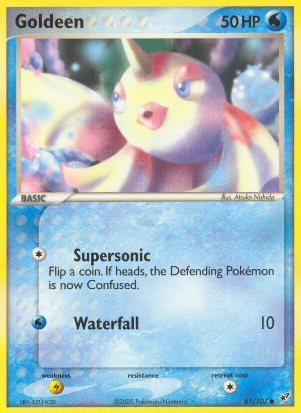 Goldeen - Deoxys Pokemon Card