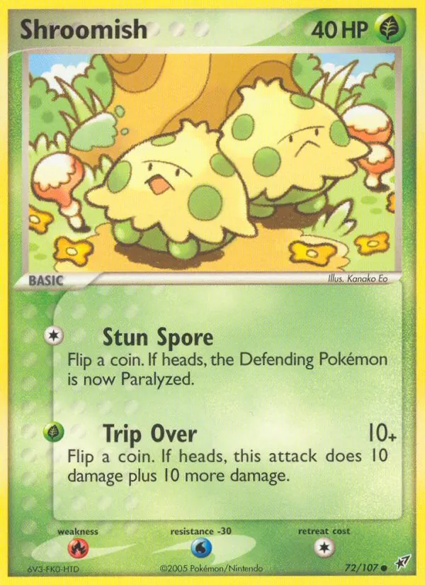 Shroomish - Deoxys Pokemon Card