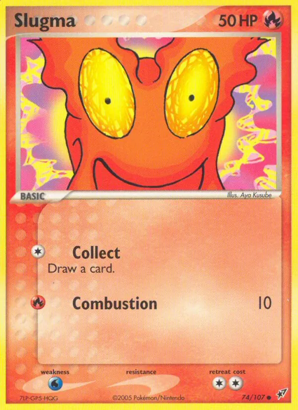 Slugma - Deoxys Pokemon Card