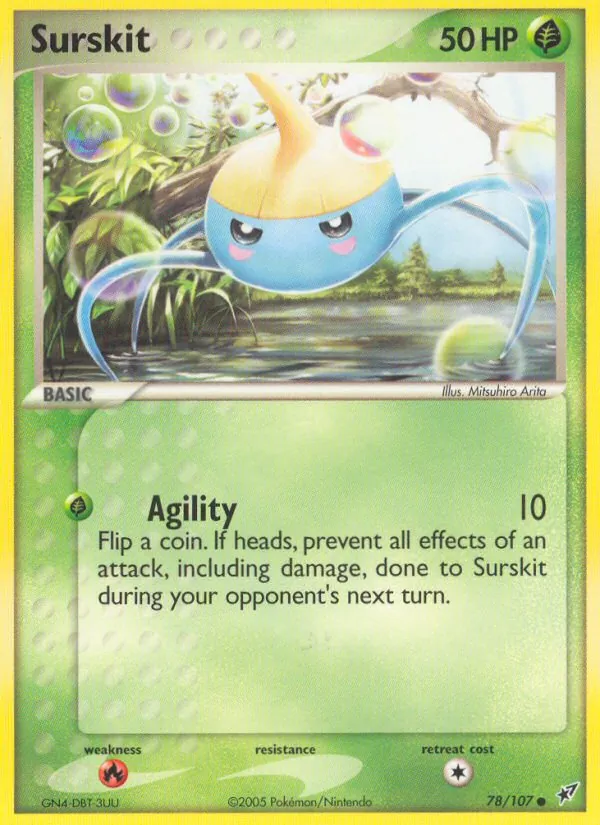 Surskit - Deoxys Pokemon Card