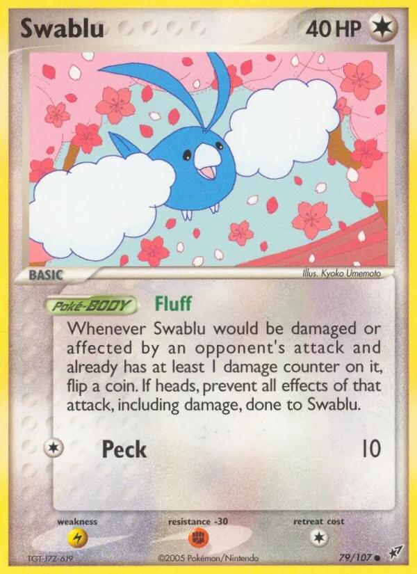 Swablu - Deoxys Pokemon Card
