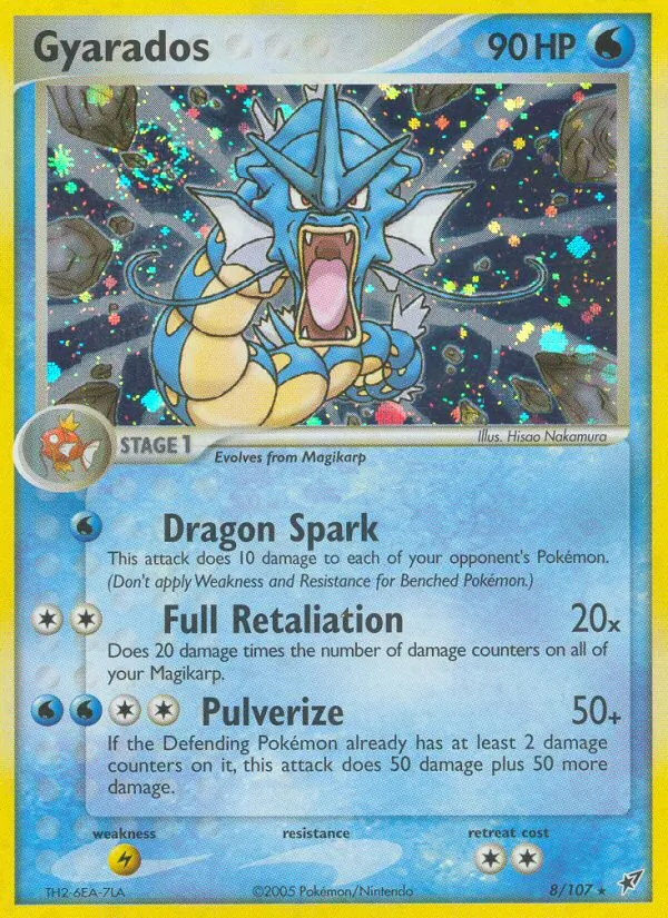 Gyarados - Deoxys Pokemon Card