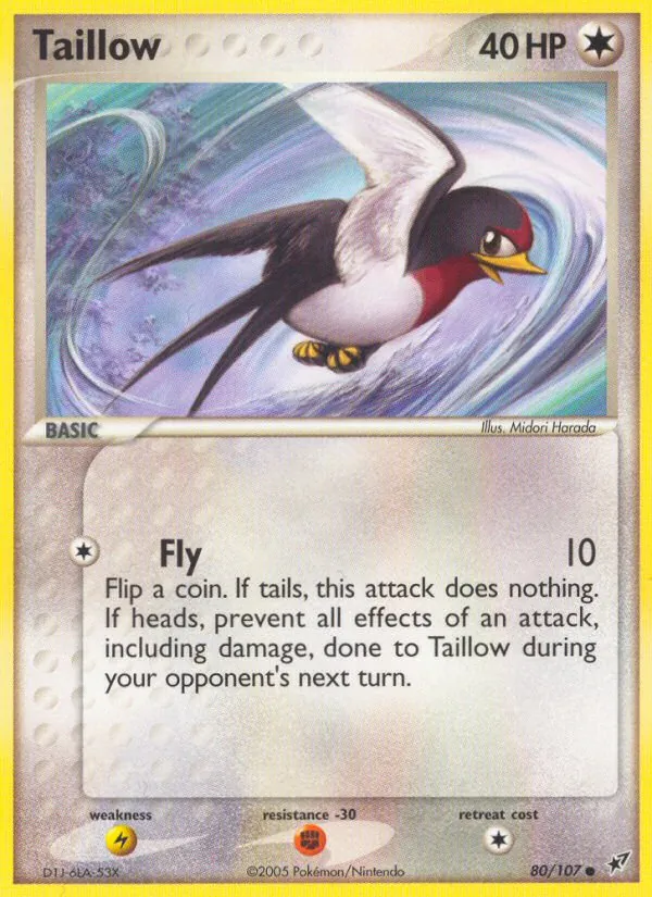 Taillow - Deoxys Pokemon Card