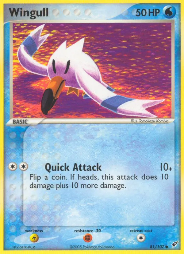 Wingull - Deoxys Pokemon Card