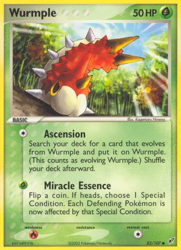 Wurmple - Deoxys Pokemon Card