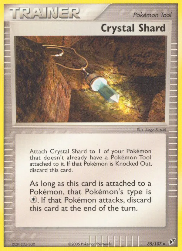 Crystal Shard - Deoxys Pokemon Card
