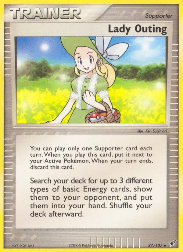 Lady Outing - Deoxys Pokemon Card