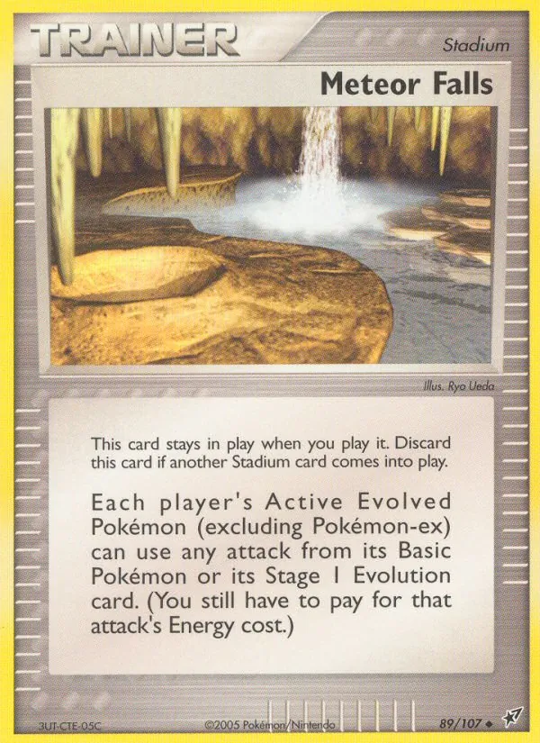 Meteor Falls - Deoxys Pokemon Card
