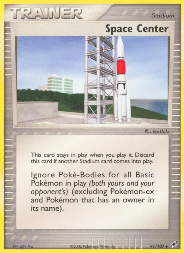 Space Center - Deoxys Pokemon Card