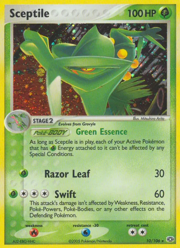 Sceptile - Emerald Pokemon Card