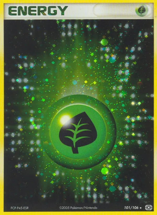 Grass Energy - Emerald Pokemon Card