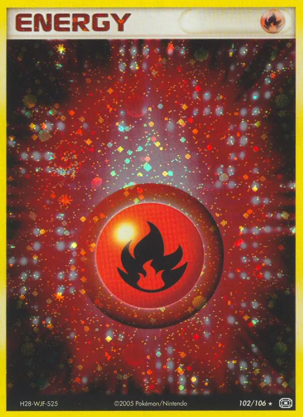 Fire Energy - Emerald Pokemon Card
