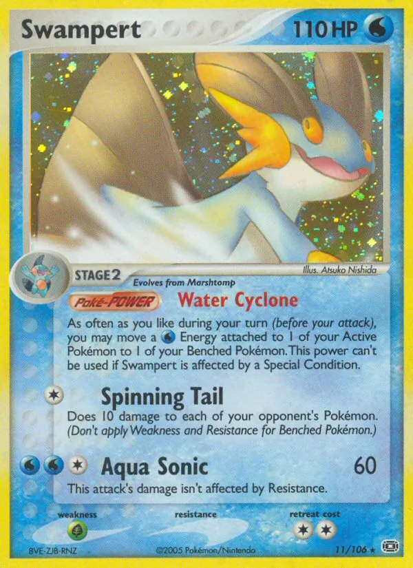 Swampert - Emerald Pokemon Card