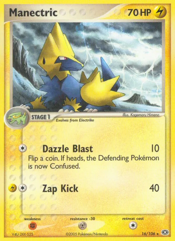 Manectric - Emerald Pokemon Card
