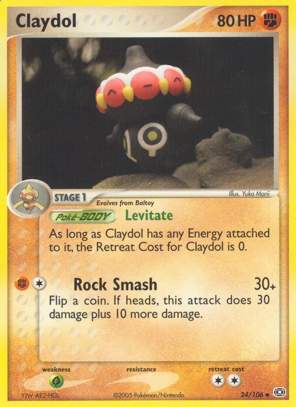 Claydol - Emerald Pokemon Card