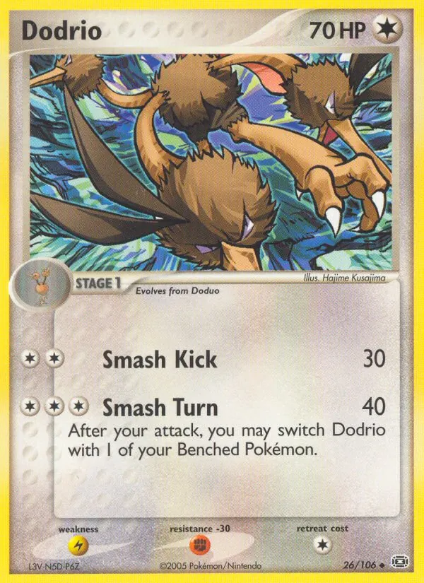 Dodrio - Emerald Pokemon Card