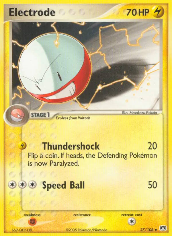 Electrode - Emerald Pokemon Card