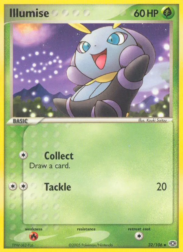 Illumise - Emerald Pokemon Card