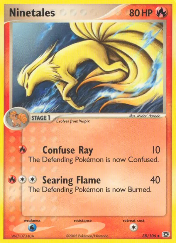 Ninetales - Emerald Pokemon Card