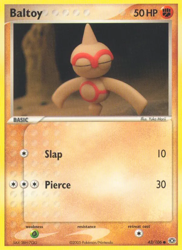 Baltoy - Emerald Pokemon Card