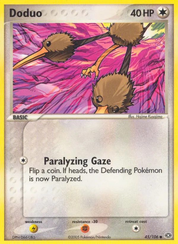 Doduo - Emerald Pokemon Card
