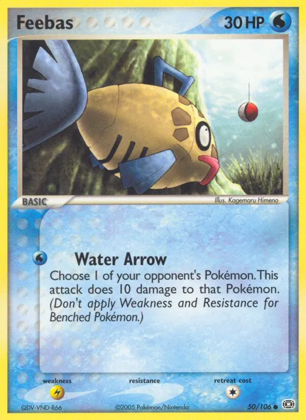 Feebas - Emerald Pokemon Card