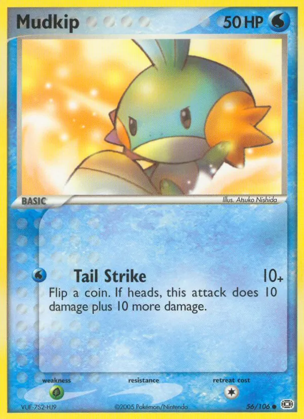 Mudkip - Emerald Pokemon Card