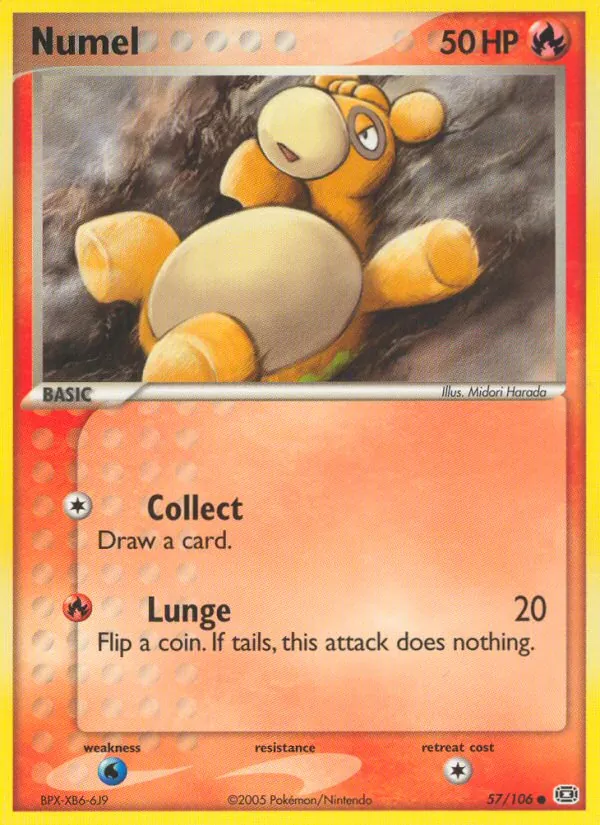 Numel - Emerald Pokemon Card