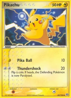 Pikachu - Emerald