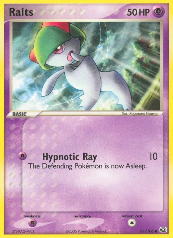 Ralts - Emerald Pokemon Card