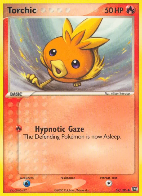 Torchic - Emerald Pokemon Card