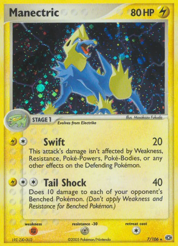 Manectric - Emerald Pokemon Card