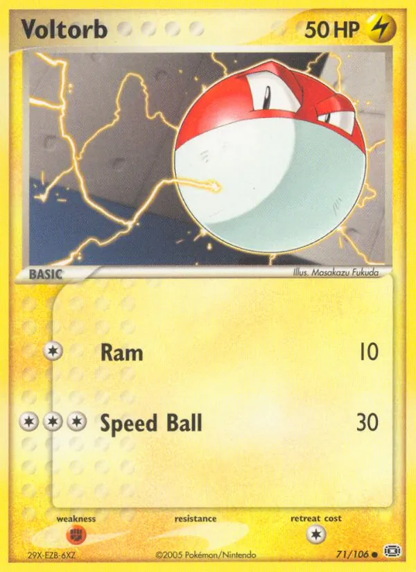 Voltorb - Emerald Pokemon Card