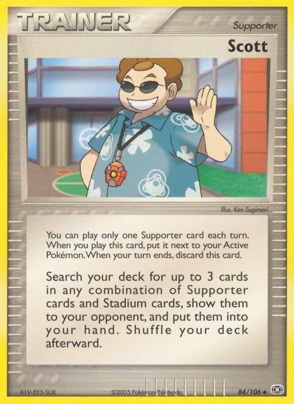 Scott - Emerald Pokemon Card