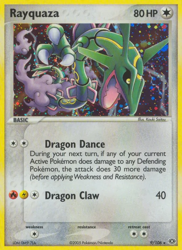 Rayquaza - Emerald Pokemon Card